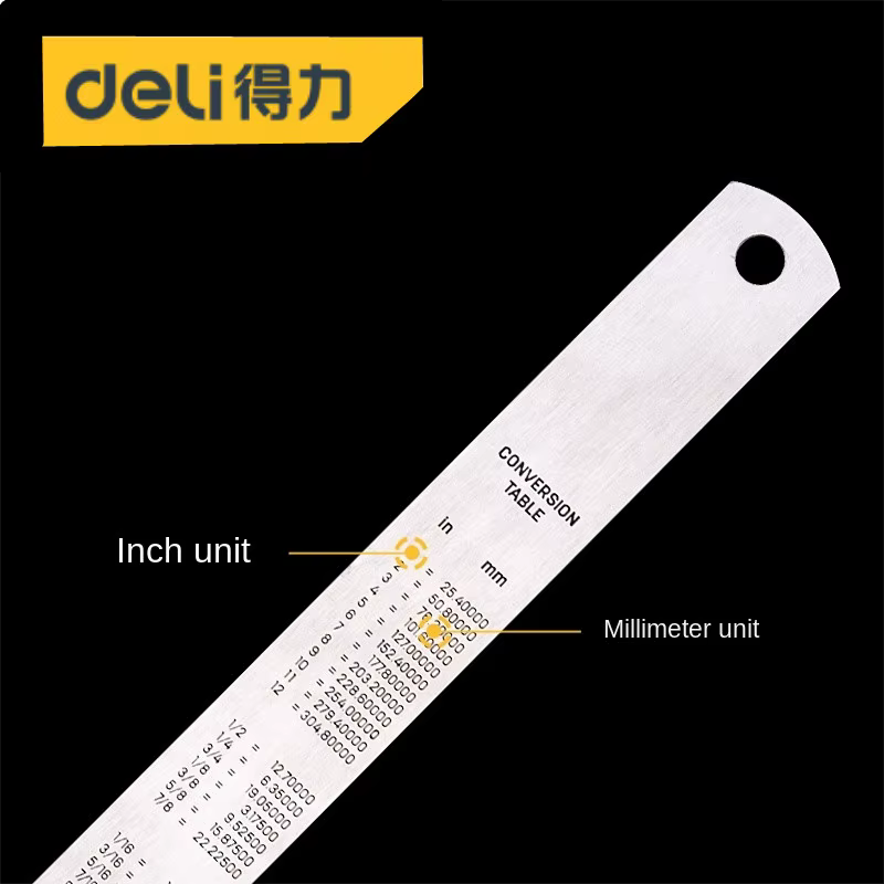 Deli Tool – règle de mesure pour le travail du bois