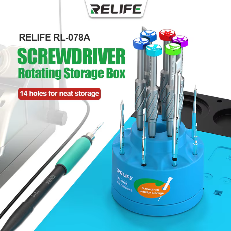 RELIFE – boîte de rangement multifonctionnelle pour tournevis