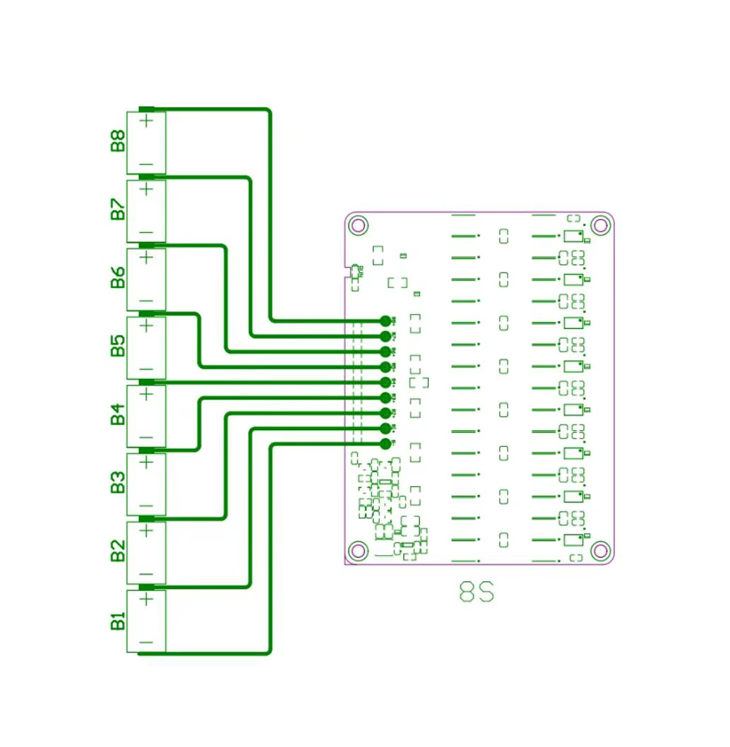 5A 3S 4S 6-8S batterie au Lithium égaliseur actif panneau d'équilibrage Li-ion Lipo Lifepo4 LTO