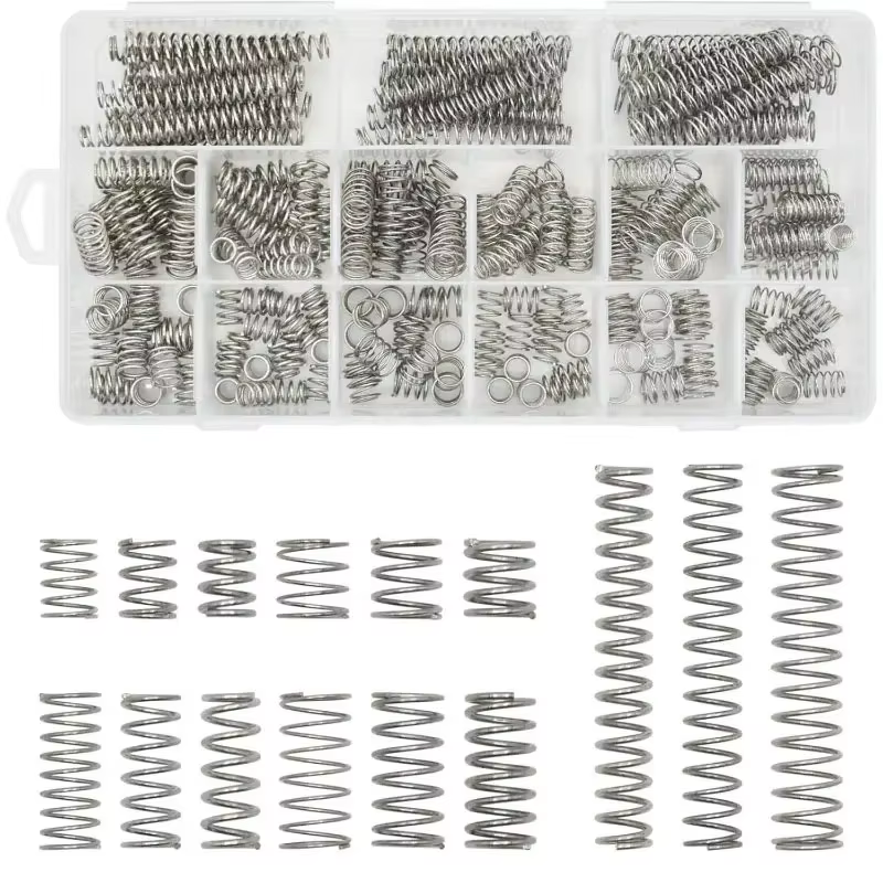 Boîte de Kit d'assortiment de ressorts de Compression en acier inoxydable 304