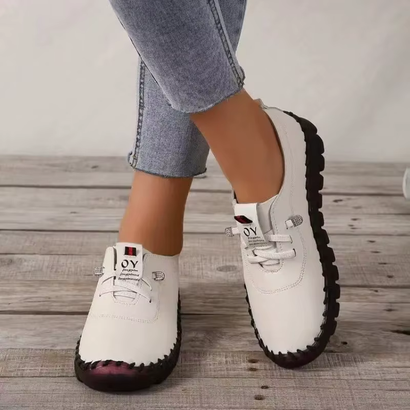 2025 chaussures plates pour femmes nouveaux mocassins orthopédiques femme mocassins cousus sans lacet ballerines pour femmes infirmière chaussures médicales