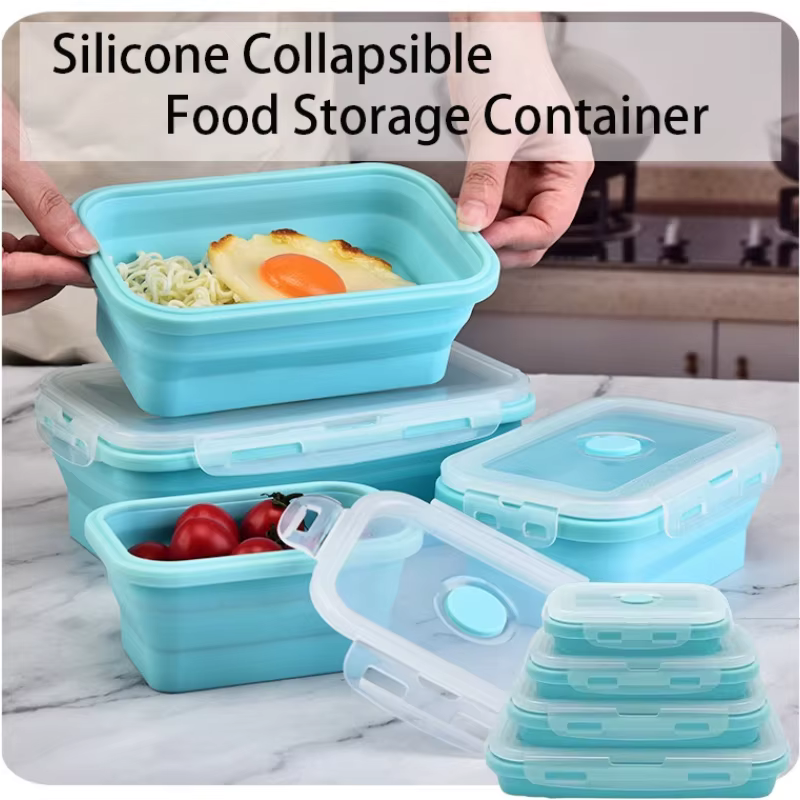 Boîte à déjeuner empilable en Silicone