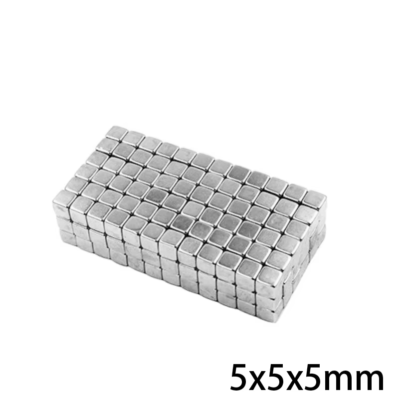 Petits aimants carrés 5x5x5mm