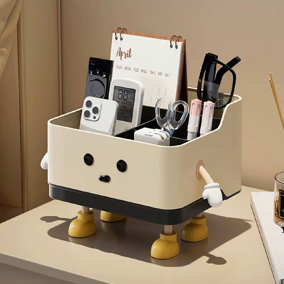 Boîte de rangement multifonctionnelle pour bureau