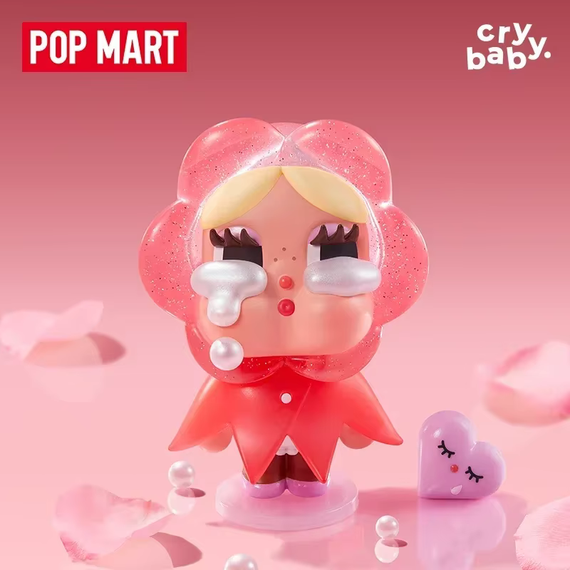 POP MART CRYBABY CRYING pour LOVE série boîte aveugle jouets Kawaii Anime figurine Caixa Caja Surprise
