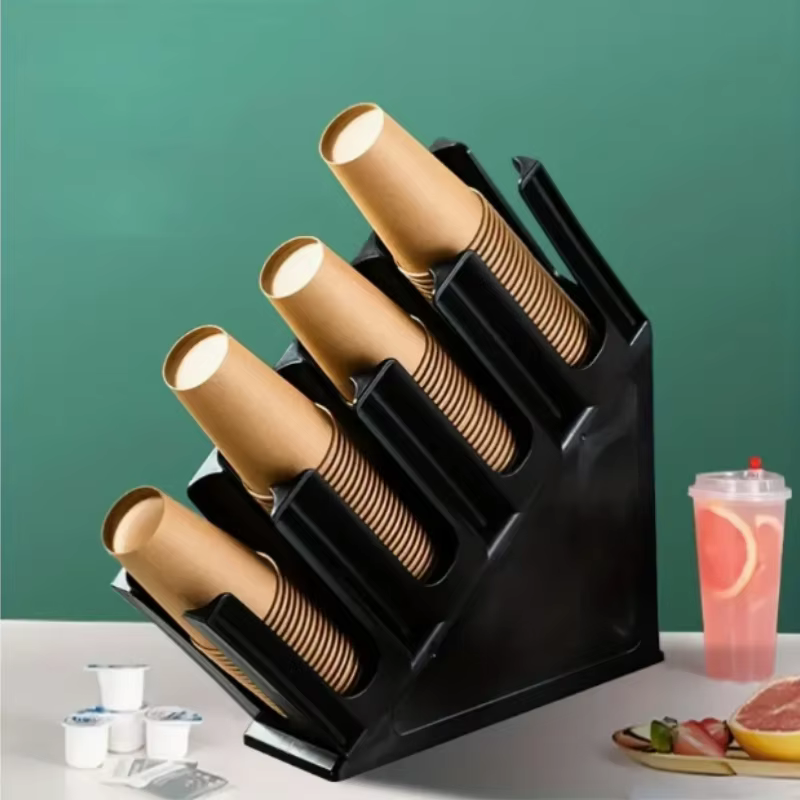 1 pièce Distributeur de gobelets jetables multifonctionnel pour comptoir