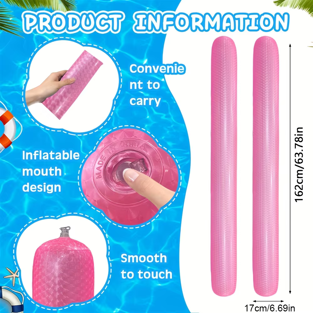 Bâton de natation gonflable, flotteur de piscine, fête amusante, repos d'eau, accessoires de piscine, 1 pièce