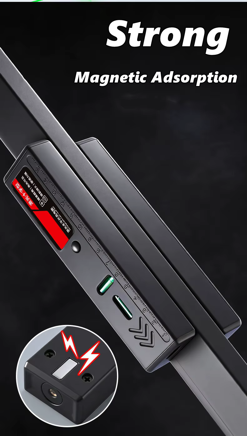 Niveau laser noir multifonctionnel pour la mesure horizontale et verticale