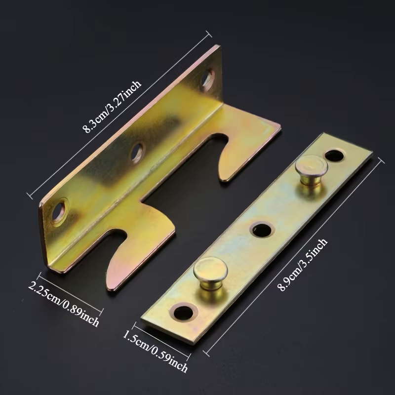 Ensemble de 4 supports en bois pour barreaux de lit