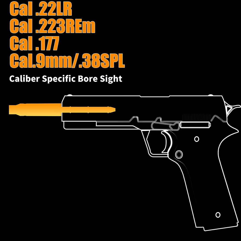 Borosighter Laser tactique.22LR.177 9mm/.38spl Cal