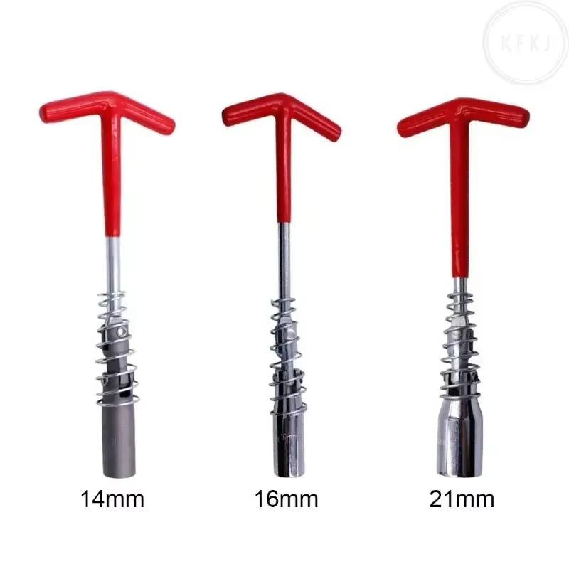 Clé à douille de dépose de bougie d'allumage rotative à 360 degrés de haute qualité 14mm/16mm/21mm pour réparation automobile