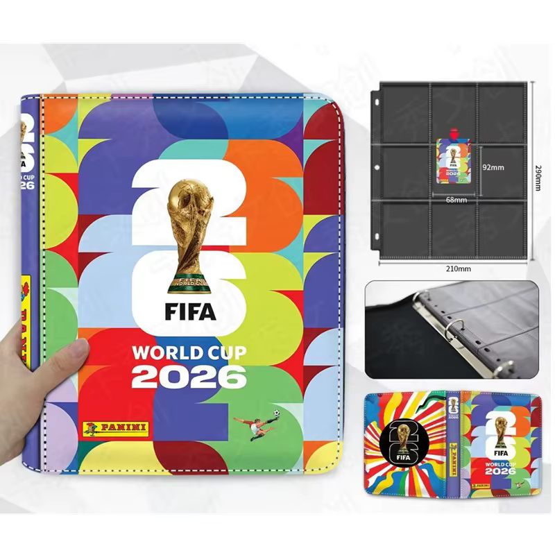 Album de la Coupe du Monde FIFA 2026 – Collection de cartes de stars du football Ronaldo