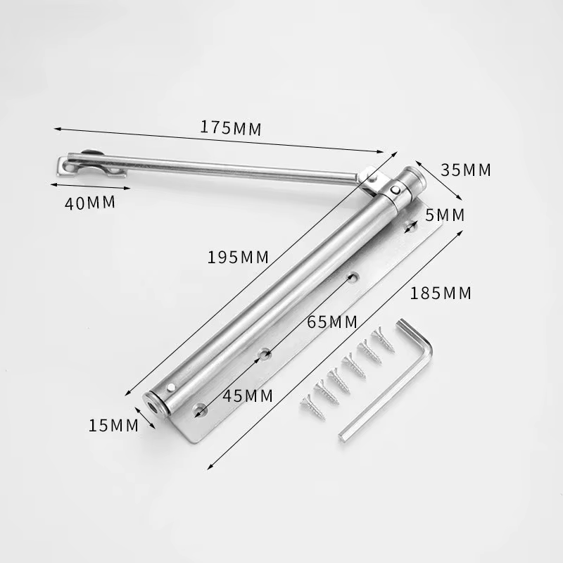 Serrure de porte à fermeture automatique réglable