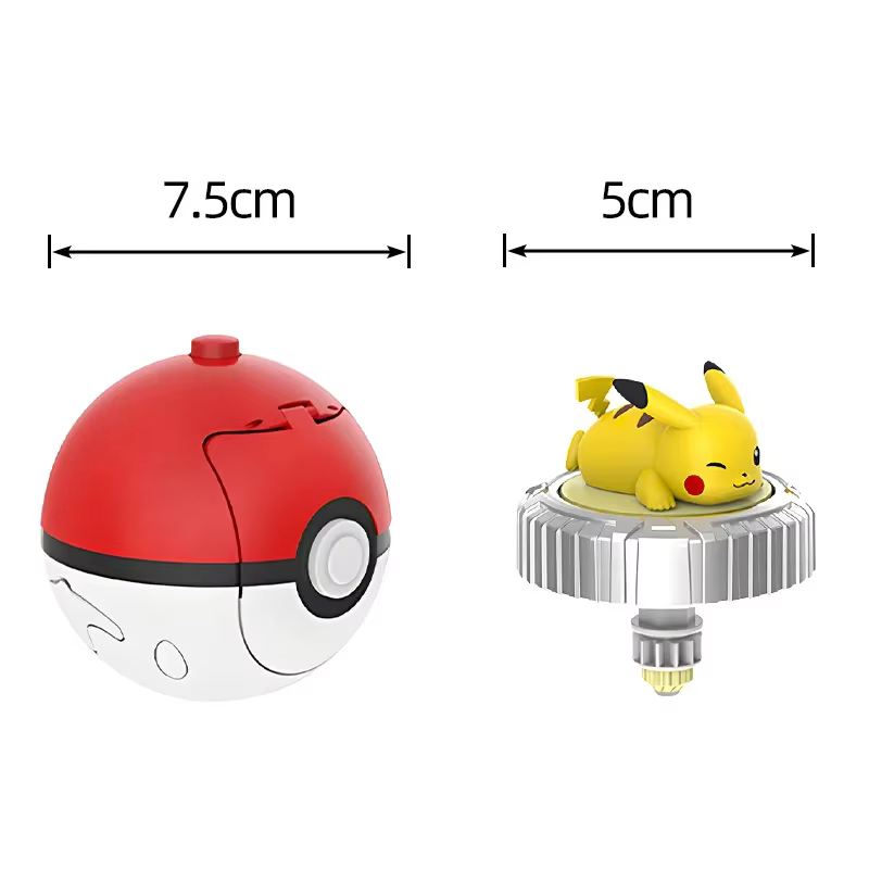 Original Pokemon Pikachu toupie arène dessin animé Figure tirer monstre elfe balle bataille jeu garçon enfants enfant cadeau d'anniversaire