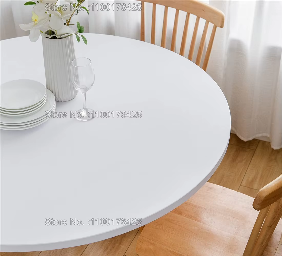 Nappe ronde ajustée personnalisée