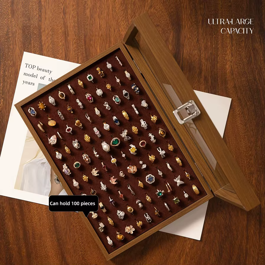 Boîte de rangement spécialisée pour bagues