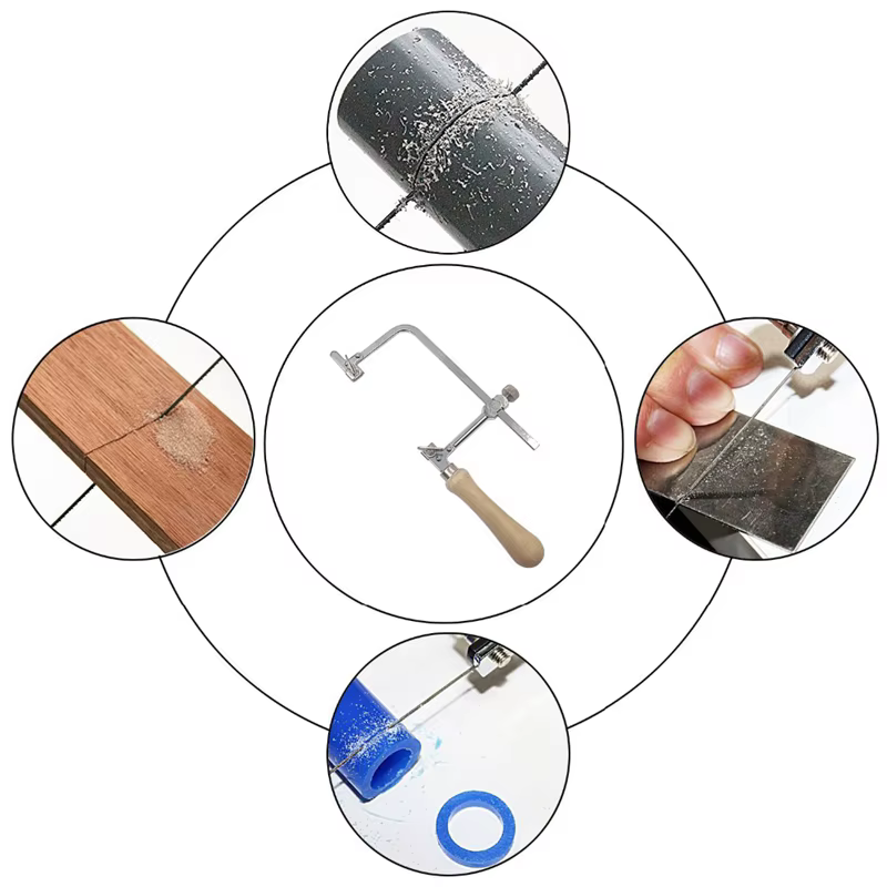 Kit de cadre de scie de bijoutier avec lames