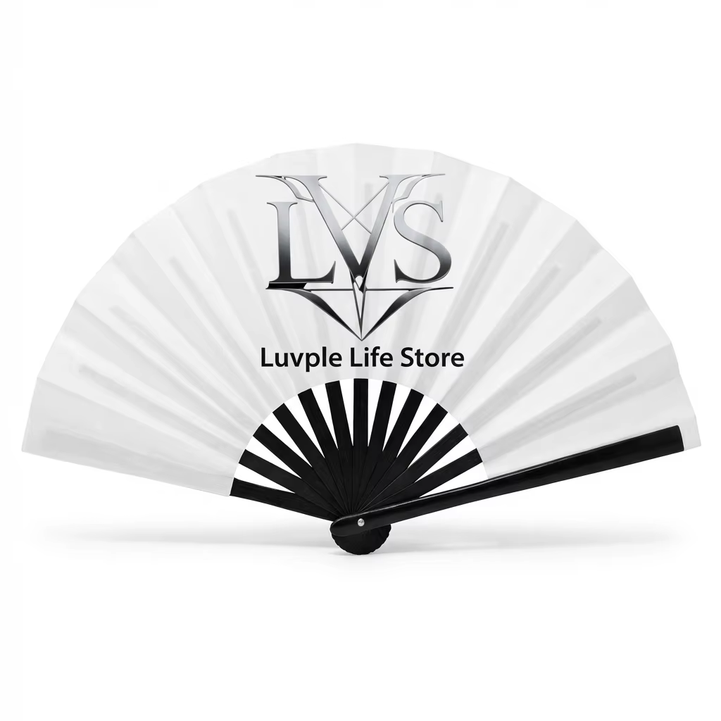 Éventail pliable personnalisable | Impression recto/verso | Conception personnalisée pour la danse flamenco, les mariages et les événements
