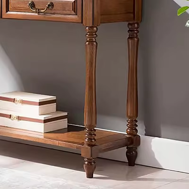Table Console rectangulaire de rangement avec tiroirs
