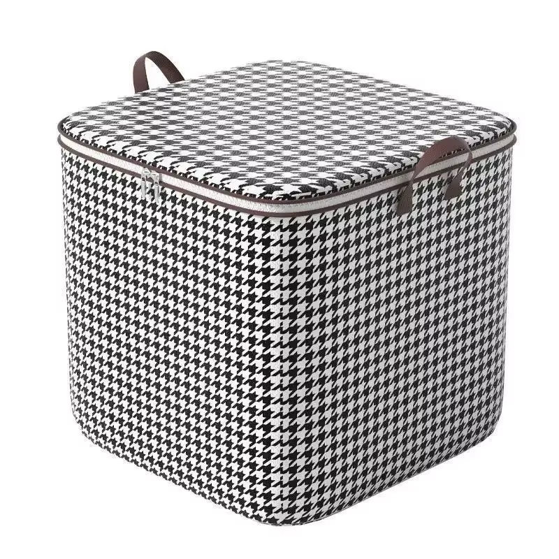 Boîte de rangement de couette, organisateurs anti-poussière, garde-robe Non tissé, sac permettant de gagner de l'espace, boîte de literie mobile pour la maison, Organization de rangement