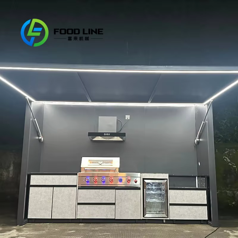 Abri de cuisine BBQ extérieur sur mesure