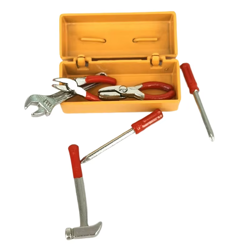 Boîte à outils l'inventaire de maison de course