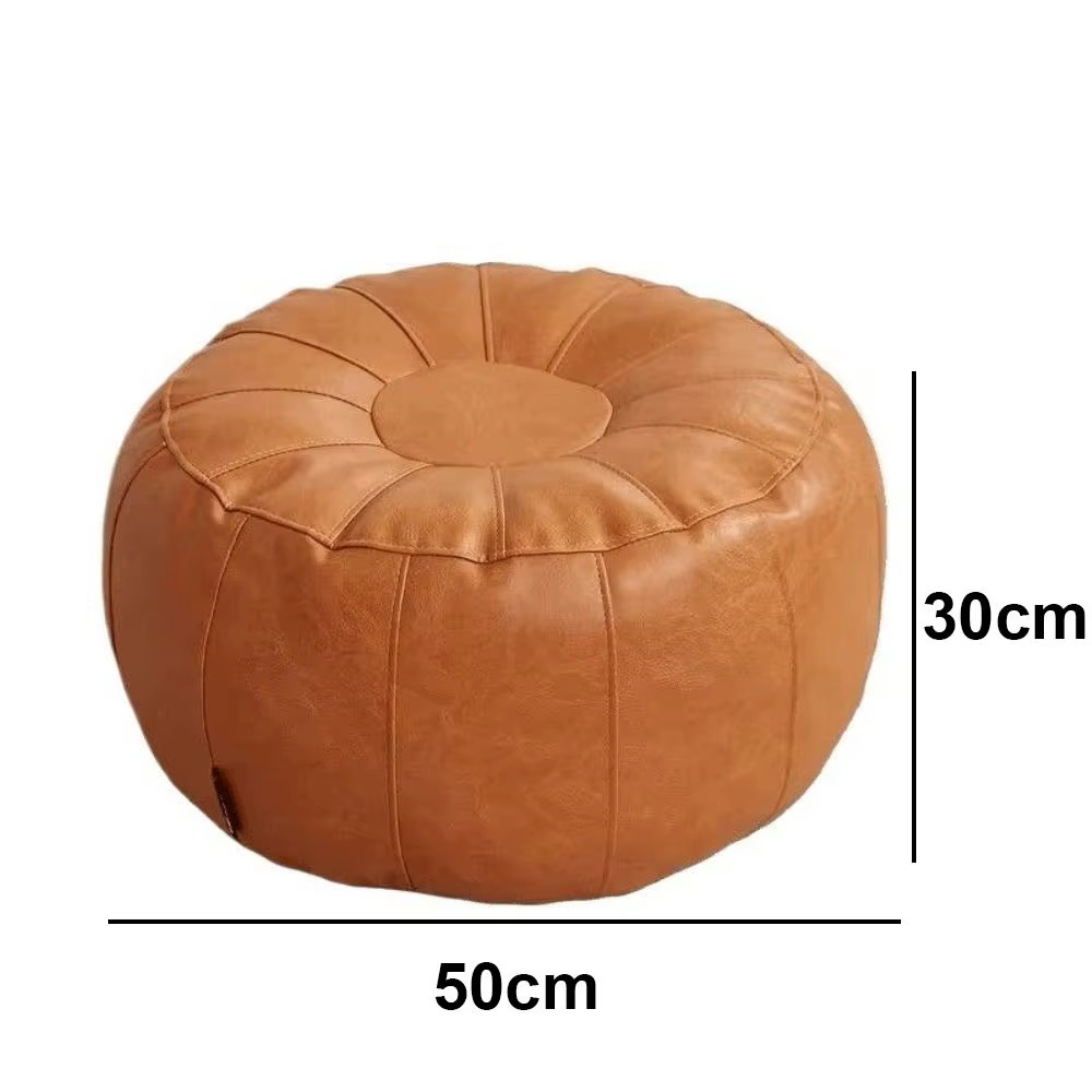 Banc de rangement en similicuir non rembourré, à remplir de vêtements, grande capacité, chaise de rangement pour vêtements, repose-pieds antidérapant de style nordique