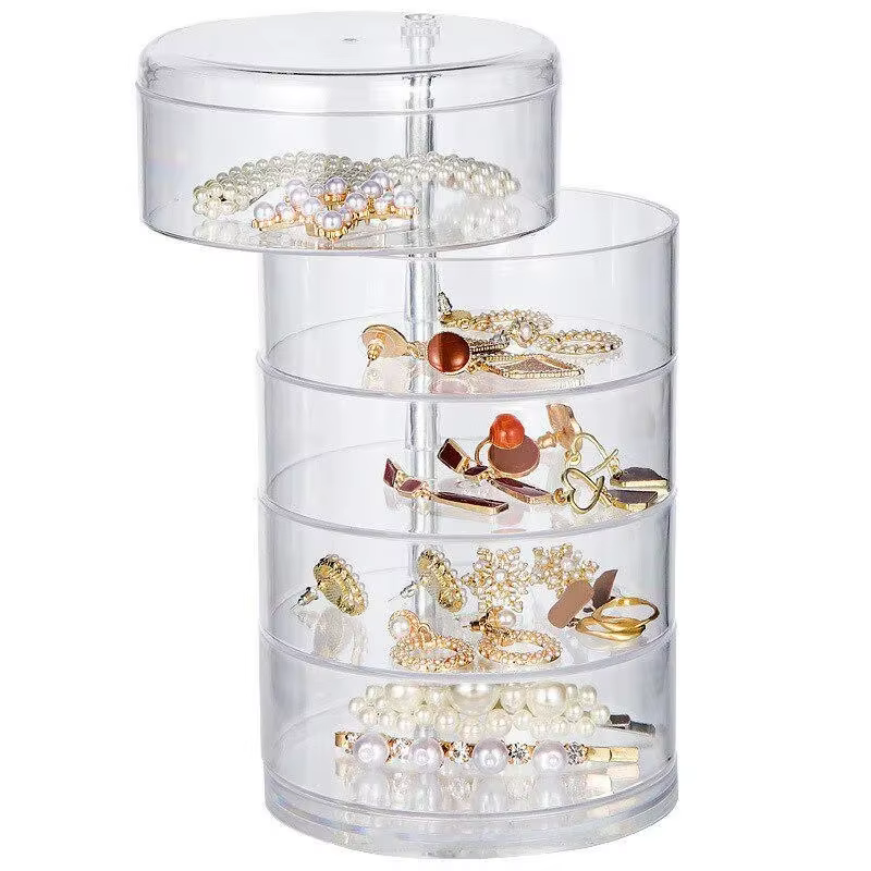 Boîte de rangement rotative pour bijoux