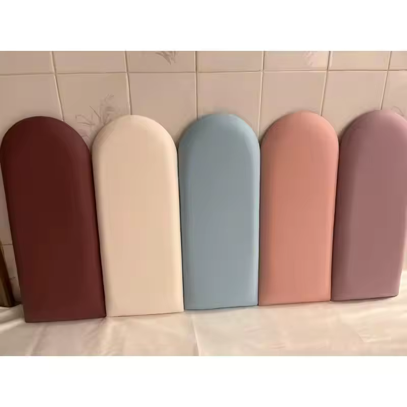 1 pièce 40x20cm panneau de chevet décoration de chambre à coucher, panneau de chevet panneau mural en bois décoration de la maison, tatami anti-collision dos souple,