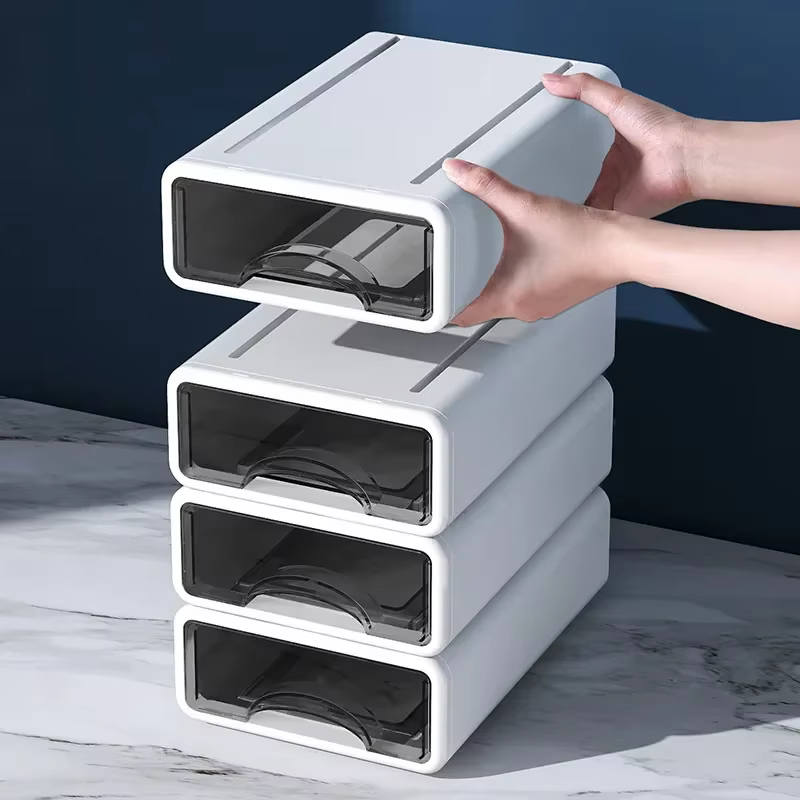 Boîte en plastique, organisateur de bureau
