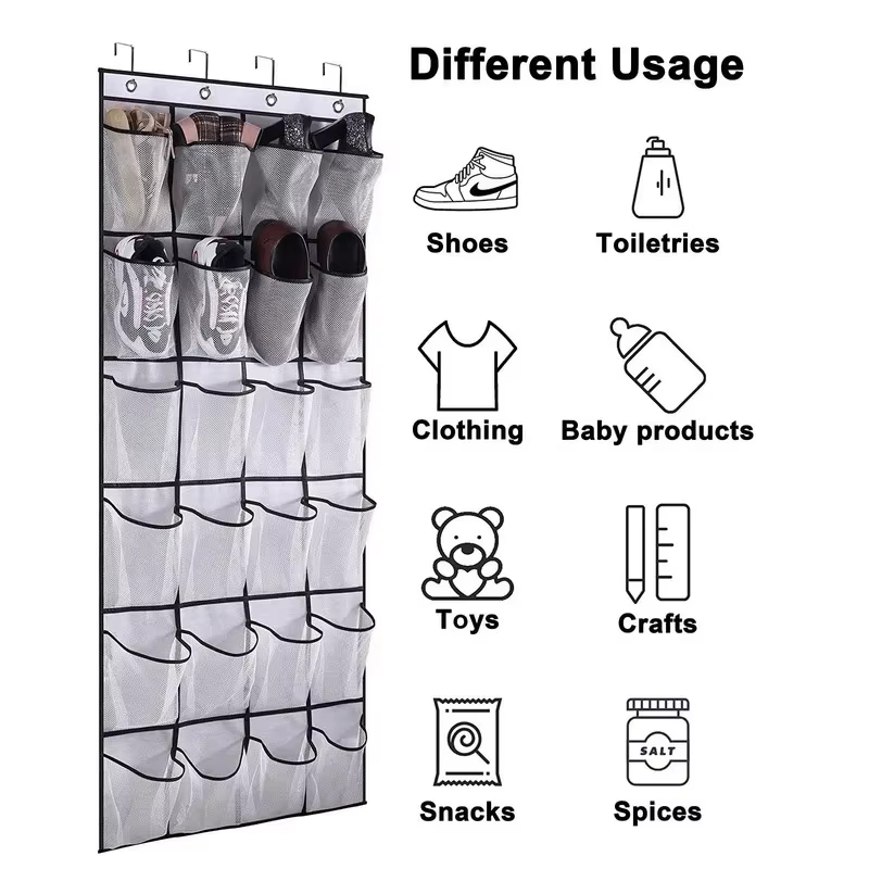 Organisateur mural de chaussures pour articles divers