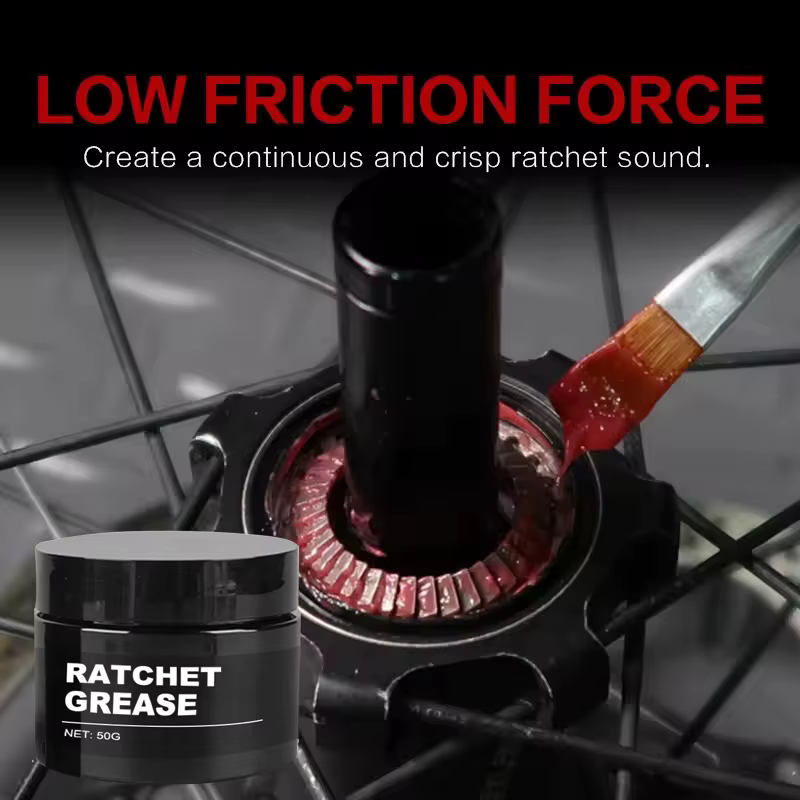 50/100g graisse à cliquet pour tambour de vélo conduite douce basse viscosité et faible résistance entretien des vélos huile lubrifiante pour vélo