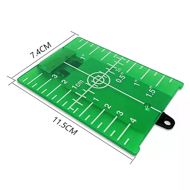 Plaque de carte cible Laser en plastique pour niveau