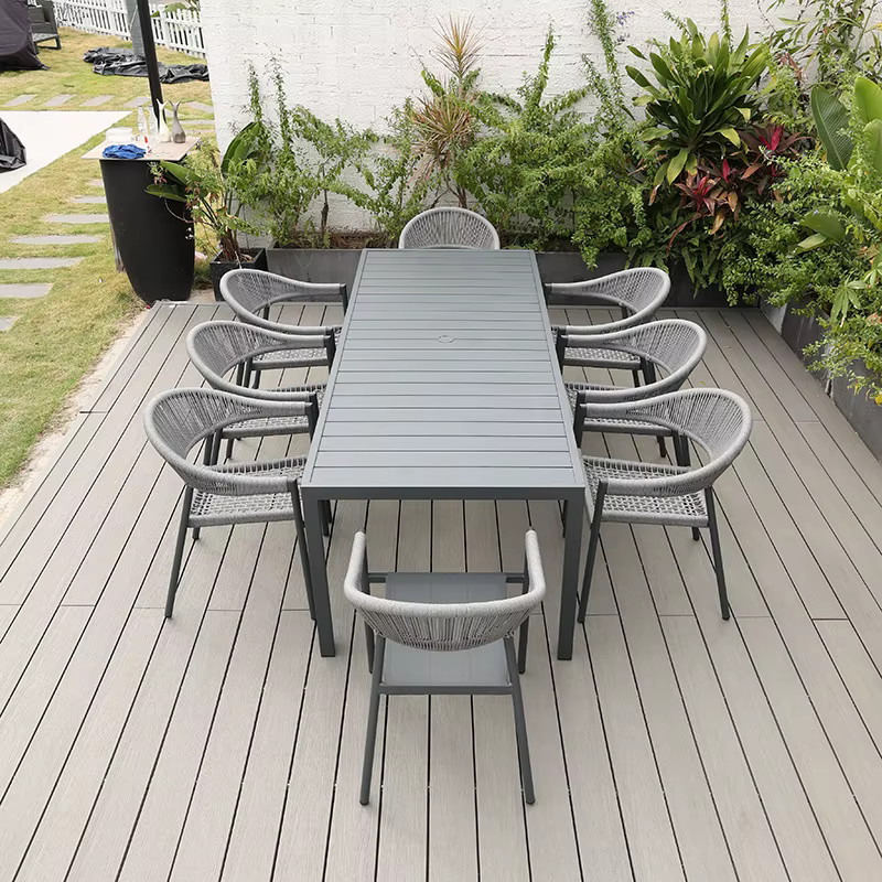 Chaise de salle à manger intérieure et extérieure Simple