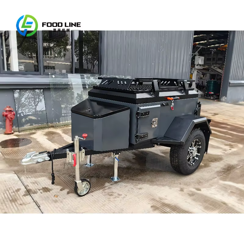 Remorque de camping personnalisée en acier au carbone avec suspension indépendante, camping-car tout-terrain pour les voyages d'aventure en plein air