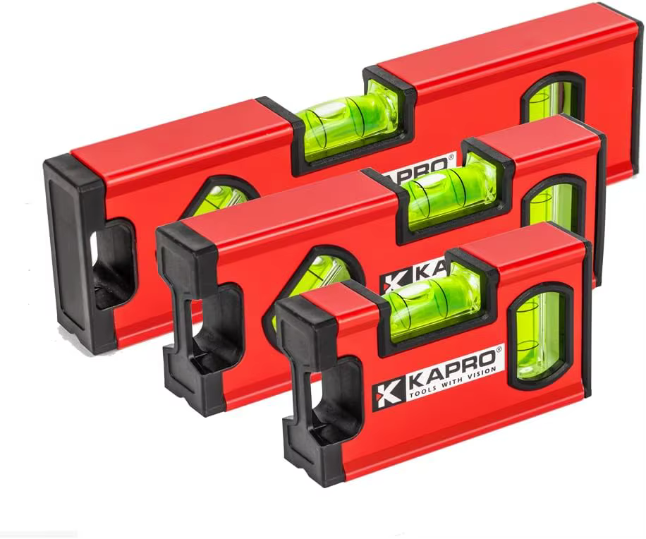 Kapro - 771M TWIN Niveau de boîte à outils magnétique robuste - Pour le nivellement et la mesure - Caractéristiques du