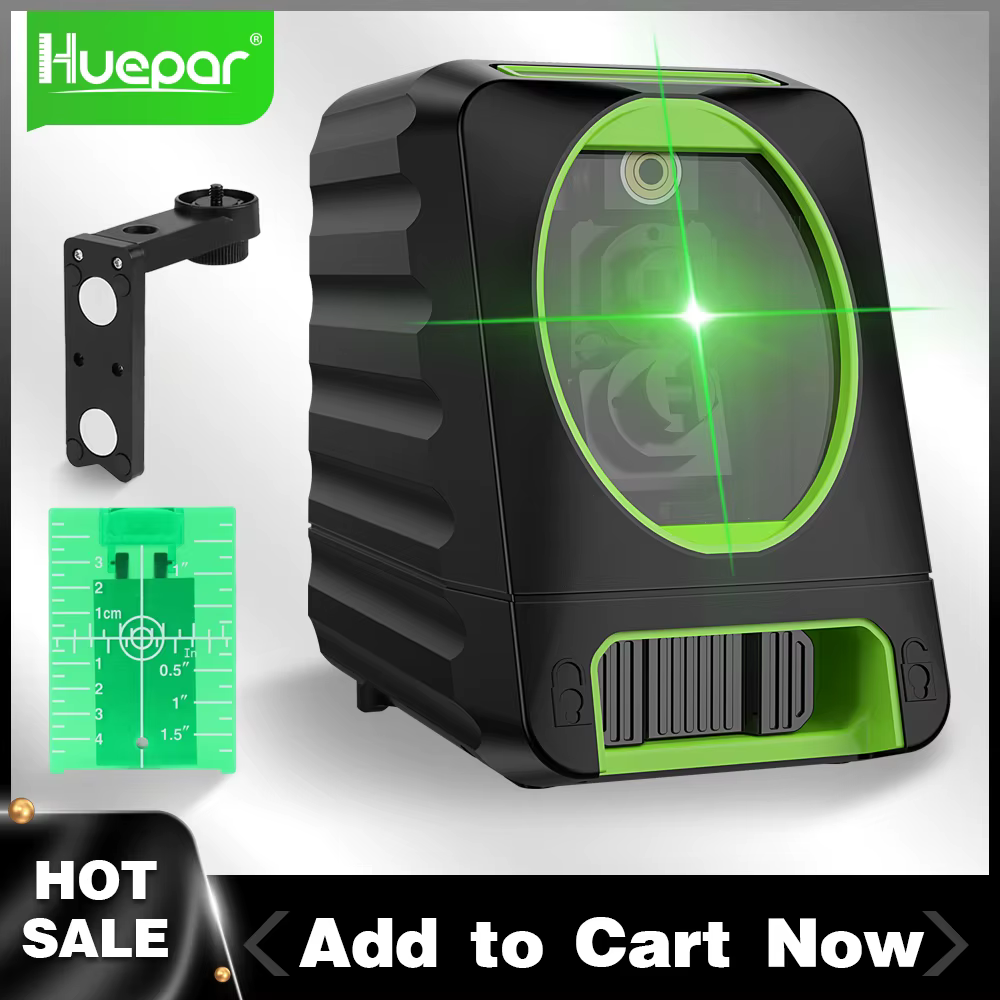 Huepar – niveau Laser croisé à 2 lignes