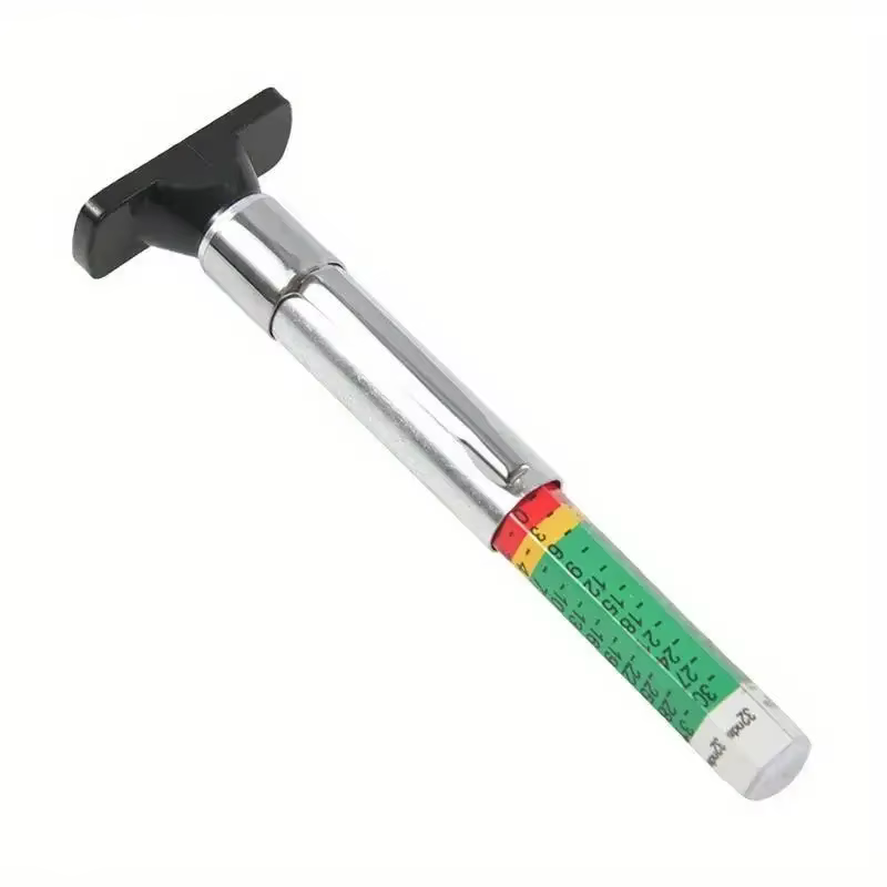 Jauge de profondeur de bande de roulement de pneu de voiture, 25mm, outil de mesure de détection d'usure des pneus de voiture, jauge d'épaisseur d'étrier