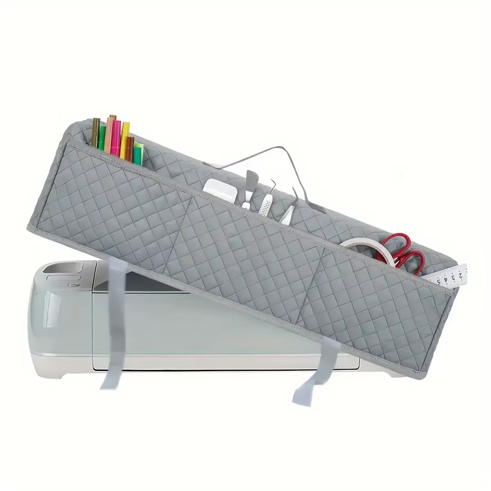 Housse de protection anti-poussière pour machine de découpe Cricut Maker Explore Air2 avec élastique large
