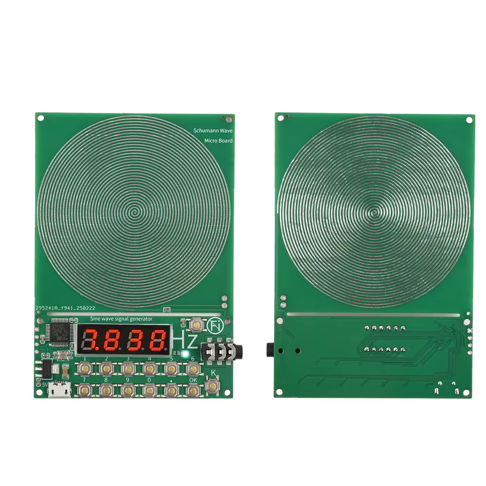 0.01- 100000 Générateur de résonance d'onde sinusoïdale réglable Hz, générateur de fréquence Ultra basse, résonateur, Machine de fréquence sonore, Micro USB