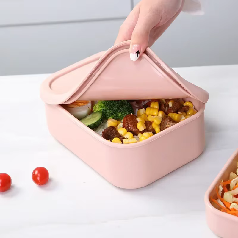 Boîte à déjeuner en Silicone 3 pièces/ensemble (300ml + 700ml + 1300ml)