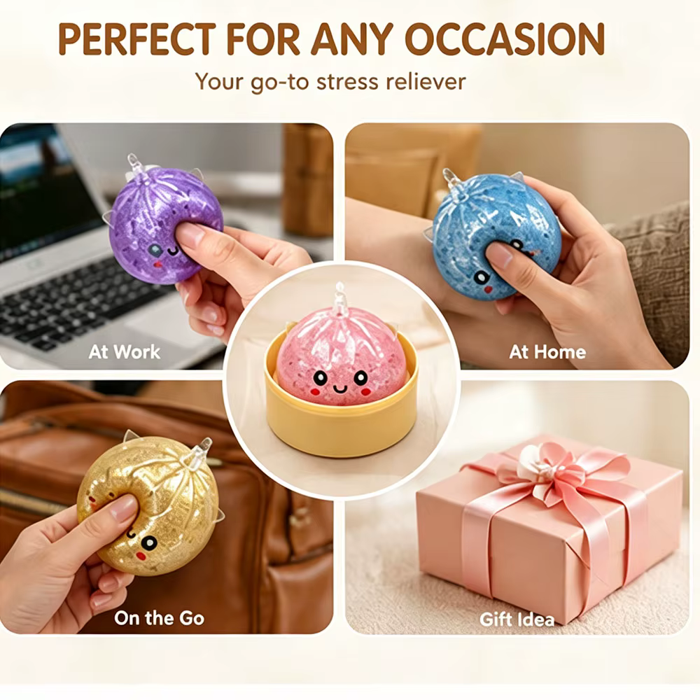 Unicorn Bao Bun Squishy Blind Box Surprise Mystère à Remontée Lente