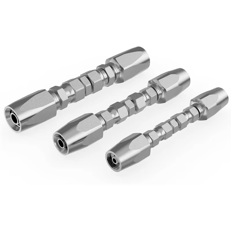 Réutilisable 1/4 "3/8" 1/2 "ID Kit de réparation de raccords de tuyau hydraulique Kit