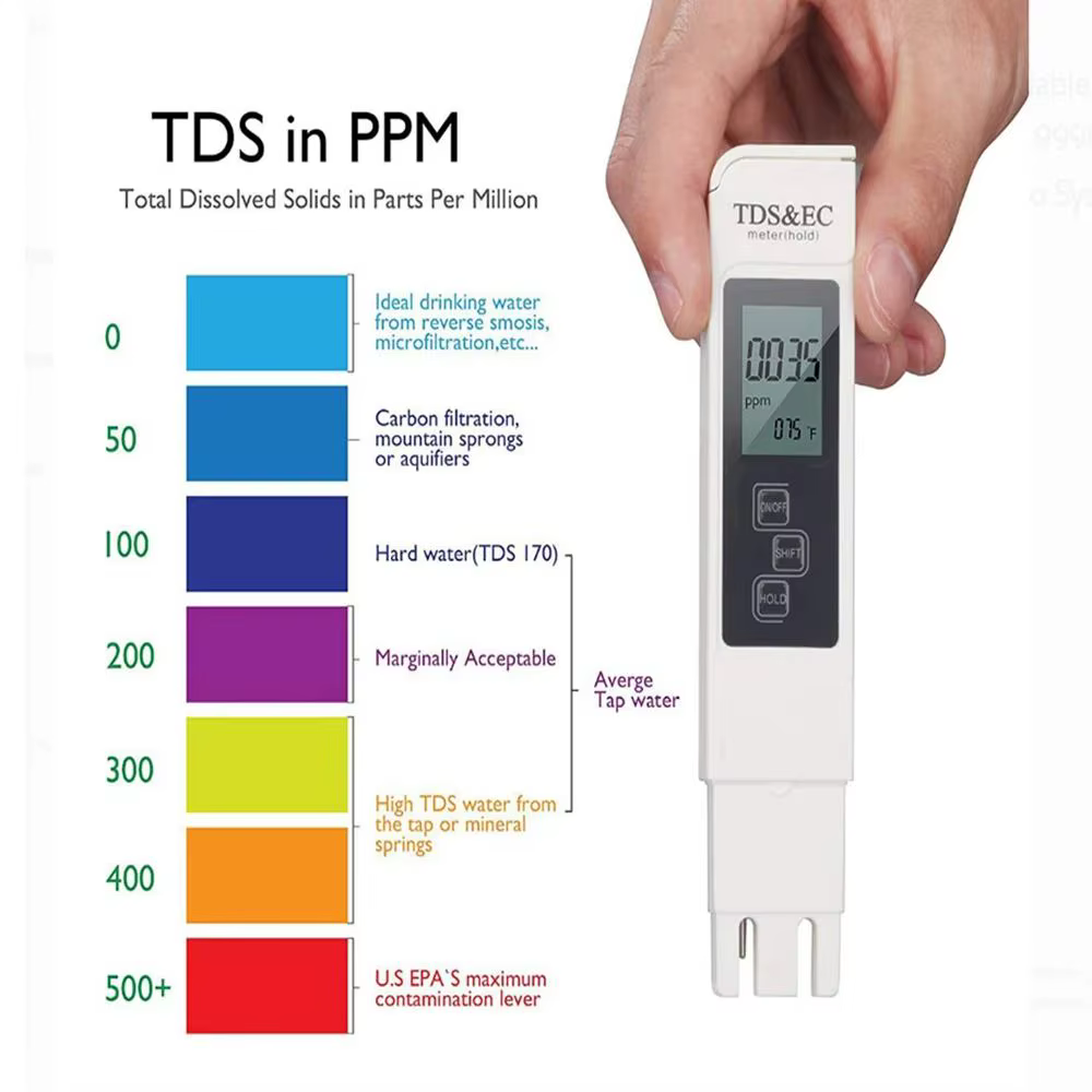 Testeur d'eau numérique TDS EC PPM