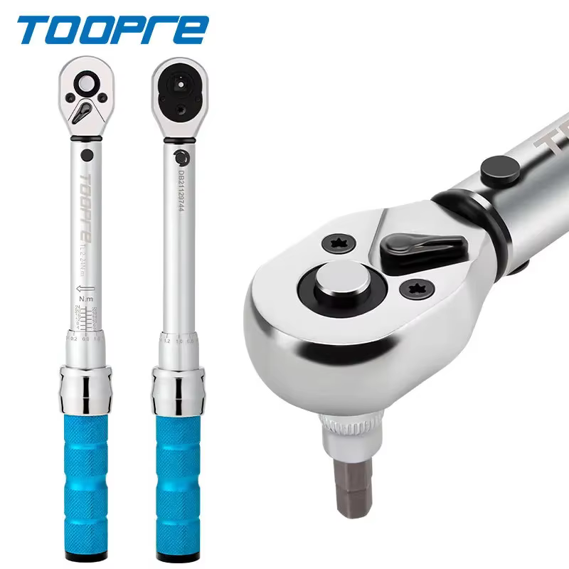 Jeu de clés dynamométriques pour vélo TOOPRE 1/4 2-24Nm 15 pièces