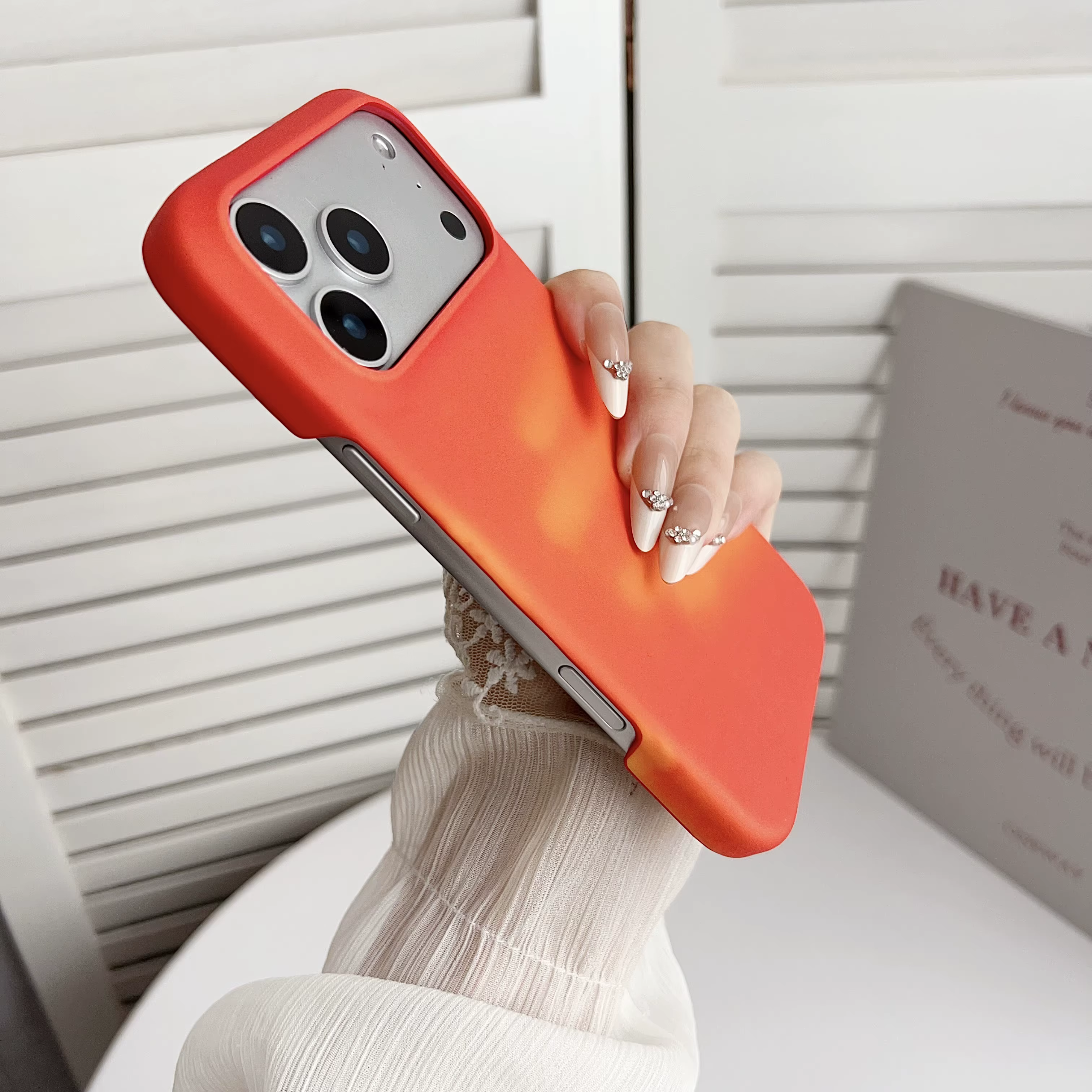 Coque de téléphone à détection thermique