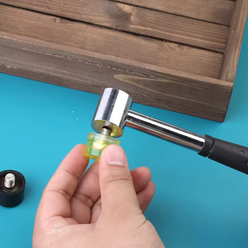 Marteau en caoutchouc à robinet souple Double Face de 25mm