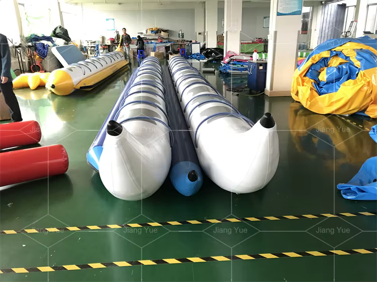 Bateau banane gonflable personnalisé en PVC pour 10 personnes