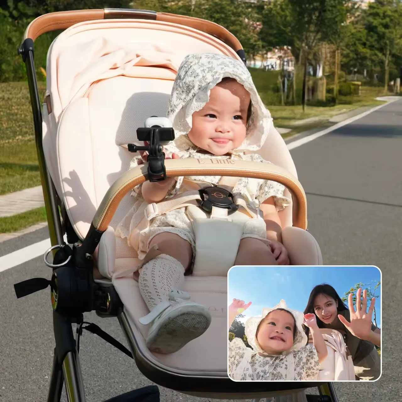 Support de fixation ultra flexible Insta360 GO – Sangle élastique flexible 360 ° Rotation horizontale pour accessoires d'origine Insta360