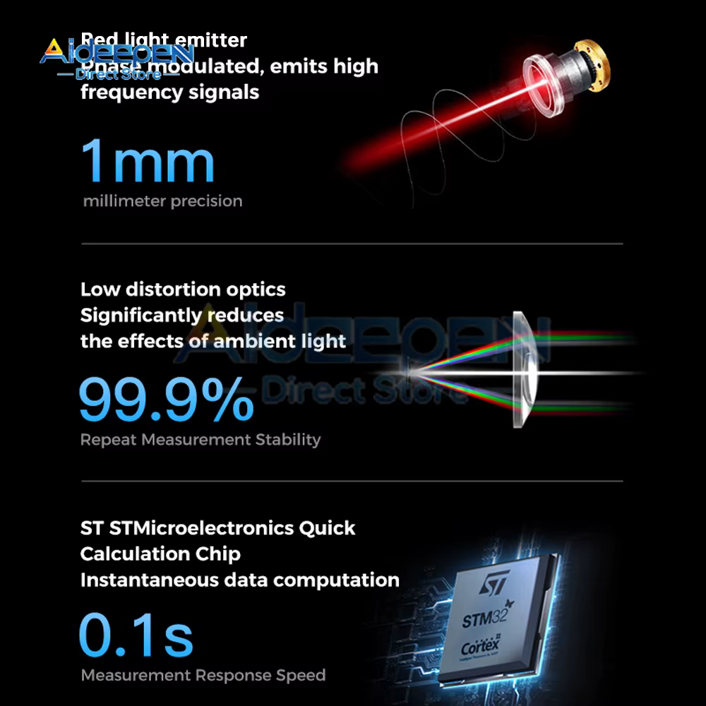 Mini télémètre Laser ruban à mesurer numérique règle